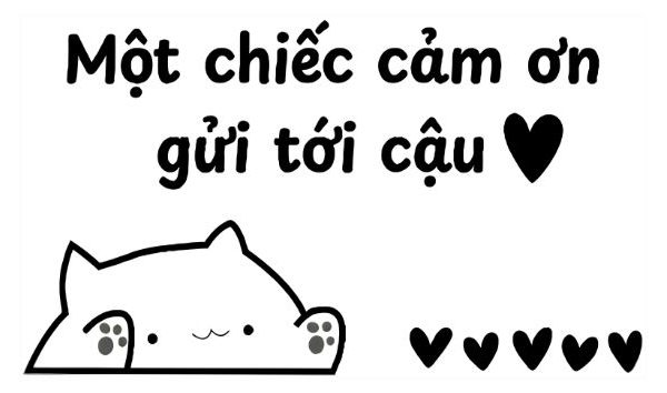 Mẫu 2 Tem Cảm Ơn 5x3mm